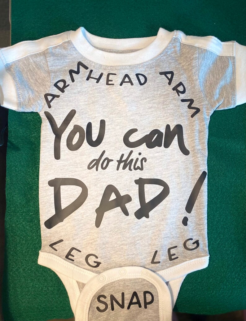 Funny baby onesie You can do this Dad For newborns Etsy