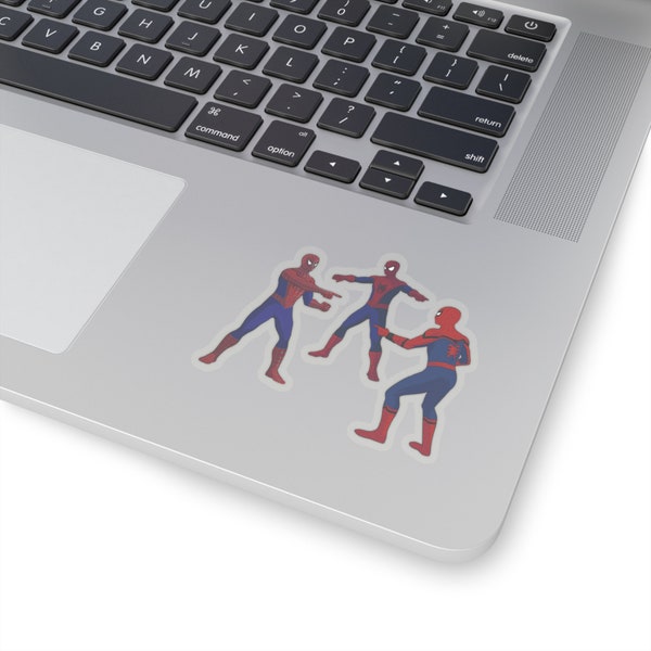 Marvel Avengers Spiderman Sticker pointing 3 meme | Decal Adhesive No way home movie Tom Holland Andrew Garfield Toby McGuire iron man comic