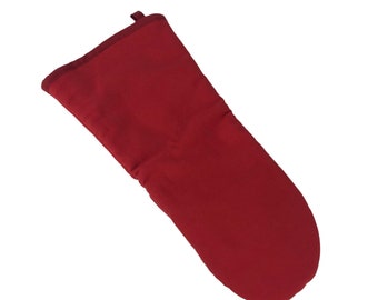 Red Pepper Oven Gauntlet 100% Cotton - The Norfolk Sewing Company