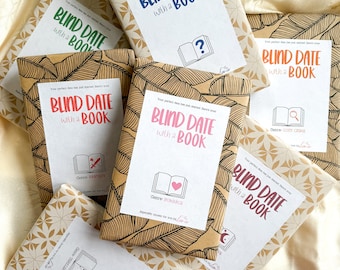 BRAND NEW Blind Date With A Book | Surprise Mystery Book Gift Box for Book Lovers | Unique Reading Experience | Perfect for Bibliophiles
