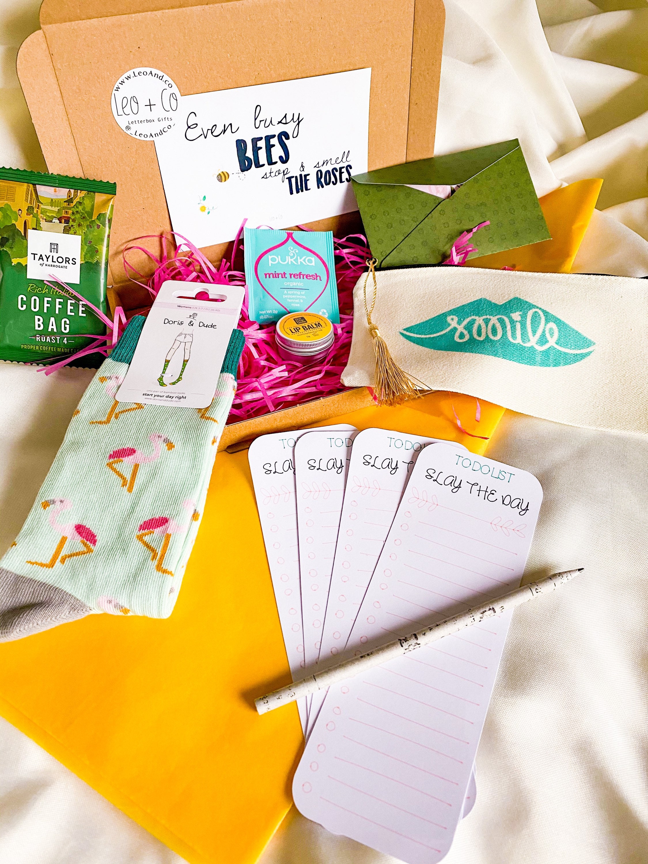 The Busy Bee Gift Box Letterbox Gift for Her Workaholic Etsy UK