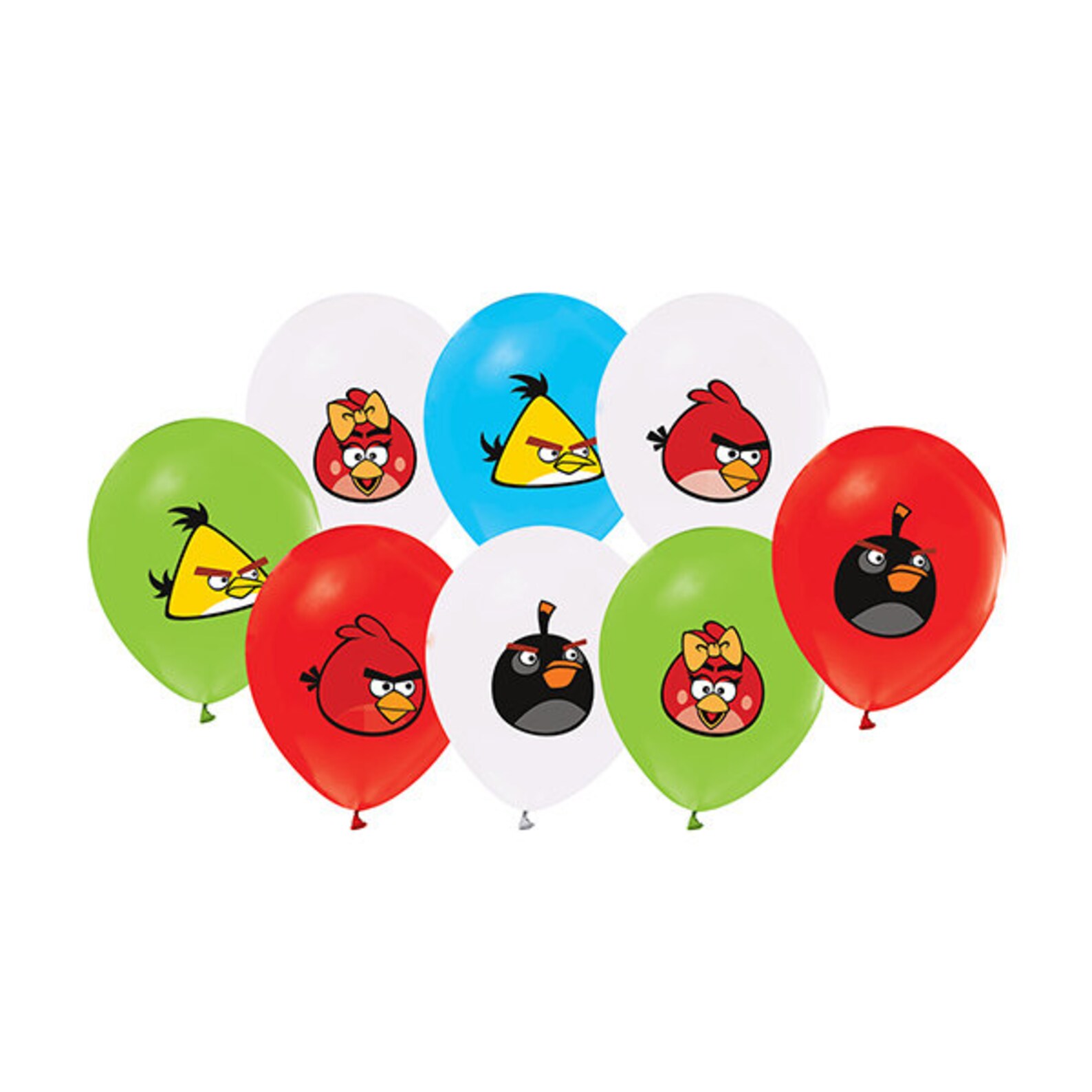 Angry Birds Ballons Party Supplies 1st Birthday 10 pcs. Etsy