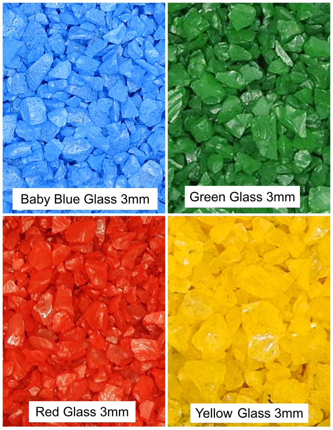 Coloured 3mm Glass Used for Weddings, Joining Ceremonies, Union ...