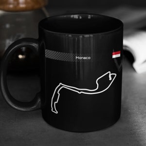 Monaco Grand Prix Design F1 Mug,F1 Gifts For Car Lovers,Monaco Moto Gp & F1 Memorabilia