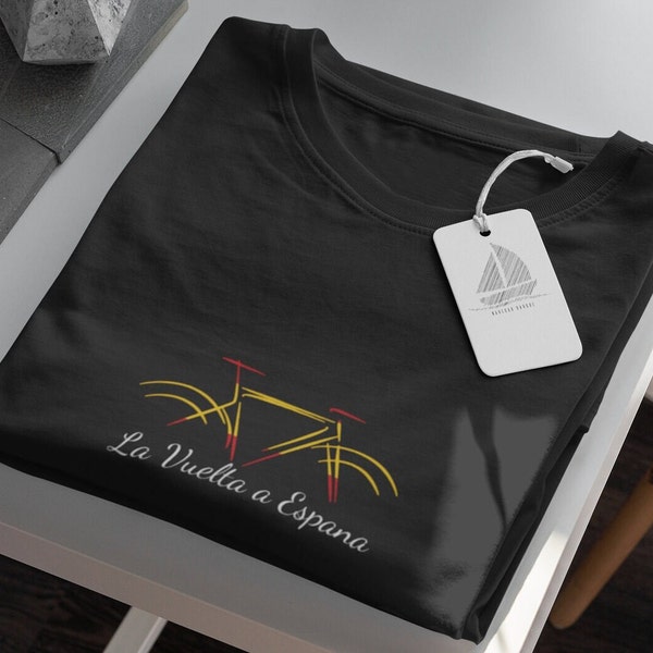 La Vuelta A Espana Cycling Shirt For Men,Road Bike Lover Bicycle t Shirts,Spanish Shirt Bicycle Gifts For Cyclists