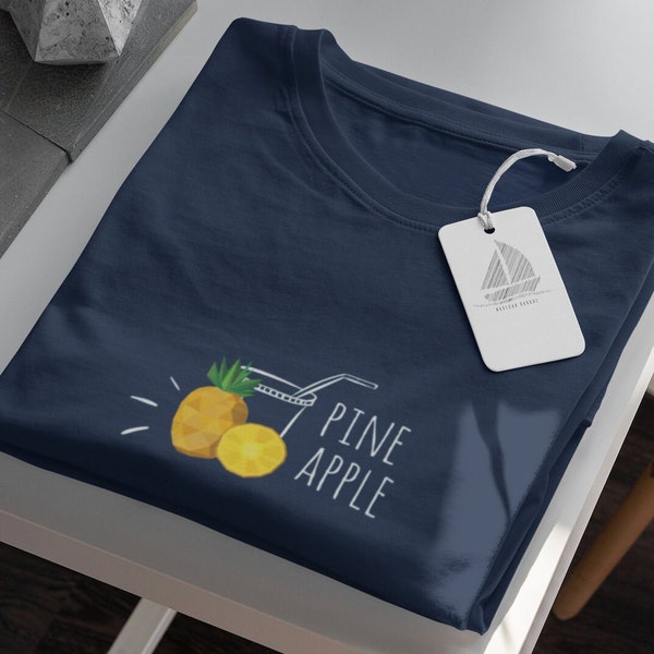 Ananas shirt voor vrouwen, hallo zomer shirt, zeilshirt, grappig camping shirt, nautisch shirt, fruit t-shirt, barman shirt