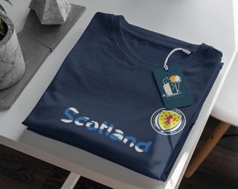 Scotland Football Unisex Ultra Cotton Tee,EURO 2024 Soccer Team Gifts Scottish Shirt,Scottish Flag Soccer Fan Gifts