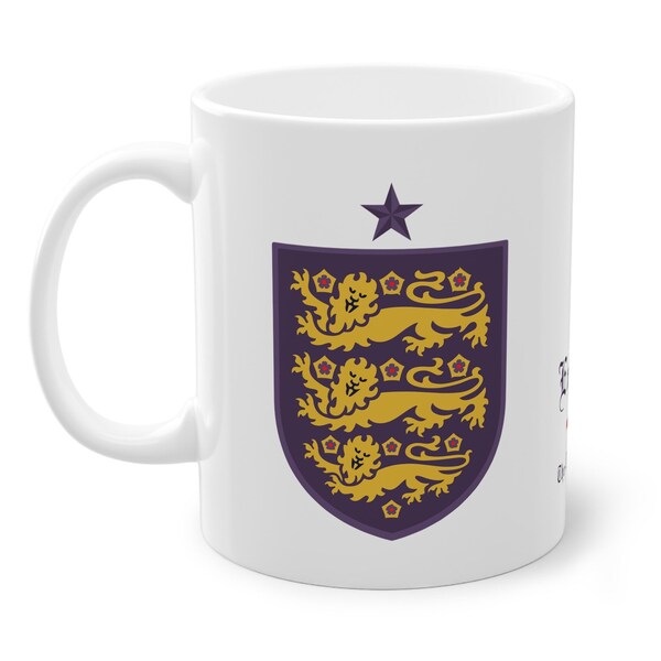 England Football Soccer Mug,The Three Lions Design Football Lover Gift,Euro 2024 Soccer Team Gifts