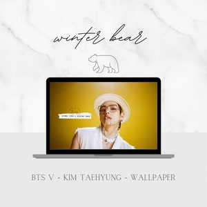 Suga Minimalistic Desktop Wallpaper For Mac Bts Desktop Etsy
