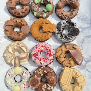 bronuts / brownie donuts / donuts / brownie shaped doughnuts / brownie rings