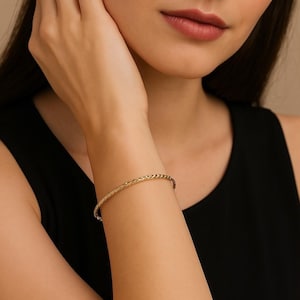 Bracelets joncs en or 18 carats,