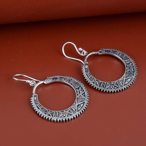Sterling Silver Hoop Earrings – Lightweight Classic Silver Hoops – Handmade Minimalist Jewelry – Everyday Elegant Earrings – Gift for Her