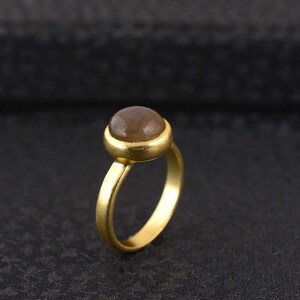 Natural labradorite ring, 92.5 Sterling Silver statement boho ring, large gemstone ring, pretty dainty ring, alternative engagement ring
