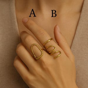 Arthritis Finger Splint For The Both Joints Ring Adjustable,Splint Ring,knuckle Ring,Joints Ring,Full Finger Ring,Everyday Ring,Wedding Ring