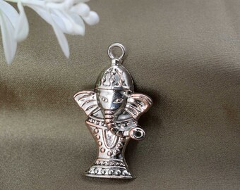 Collar con colgante de Ganesha de latón: joyería espiritual hindú