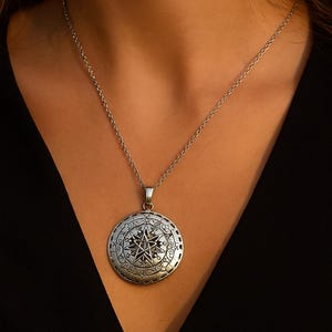 Occult Pendant STERLING SILVER 925 Zodiac Signs Planets Astrology Cosmic Energy Balance Sacred Symbols , Talisman of Protection ,Talisman