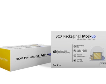 Download Box Mockup Etsy