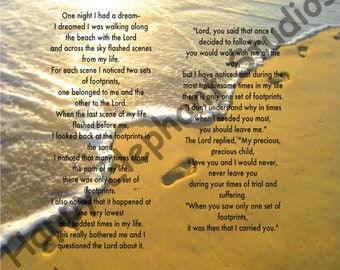 Footprints In The Sand Svg Etsy