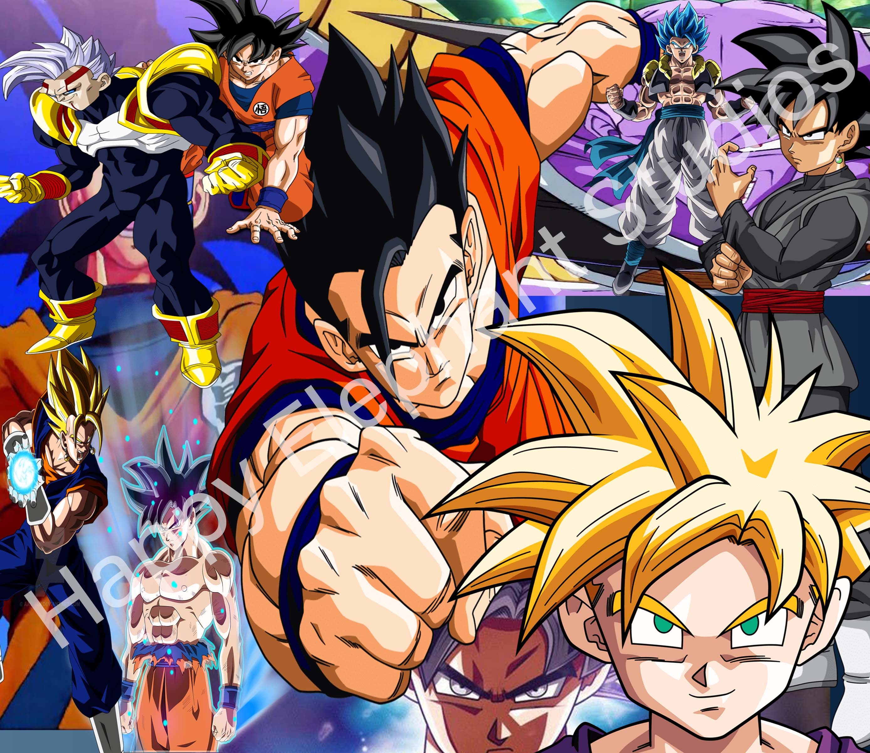 20oz Straight Skinny Sublimation Dragon Ball Z design print Etsy