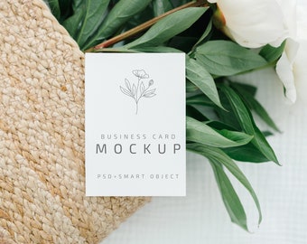 Business Card Mockup, Minimalist Mockup, Modern Mockup, Name Card Mockup 1402