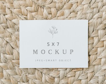 Business Card Mockup, Place Card Mockup, Name Card Mockup, Modern Business Card 1402