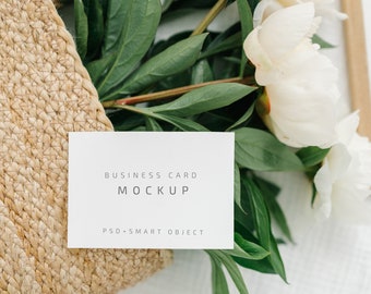 Business Card Mockup, 5x7 Mockup Card, Name Card Mockup, Place Card Mockup 1402