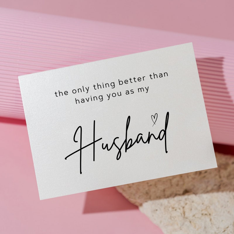 Pregnancy Announcement to Husband Card - Etsy
