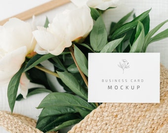 Business Card Mockup,Place Card, Name Card, Greeting Card Mockup 1402