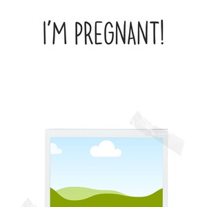 Just a Little Note to Say I Am Pregnant | Printable Pregnancy ...