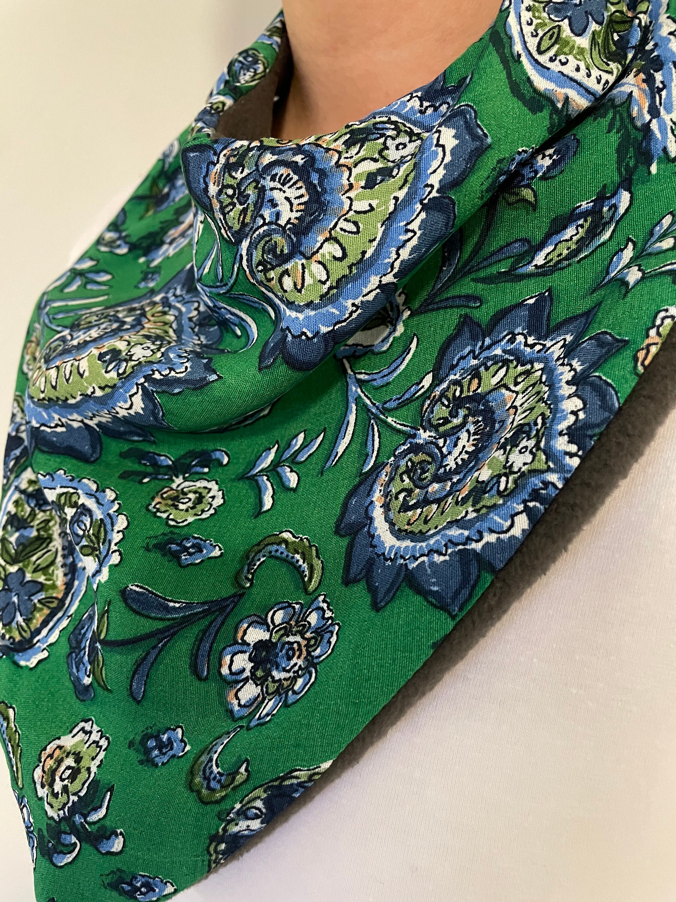 ADULT BIB Dribble Protector Special Needs bandana. Beautiful Etsy