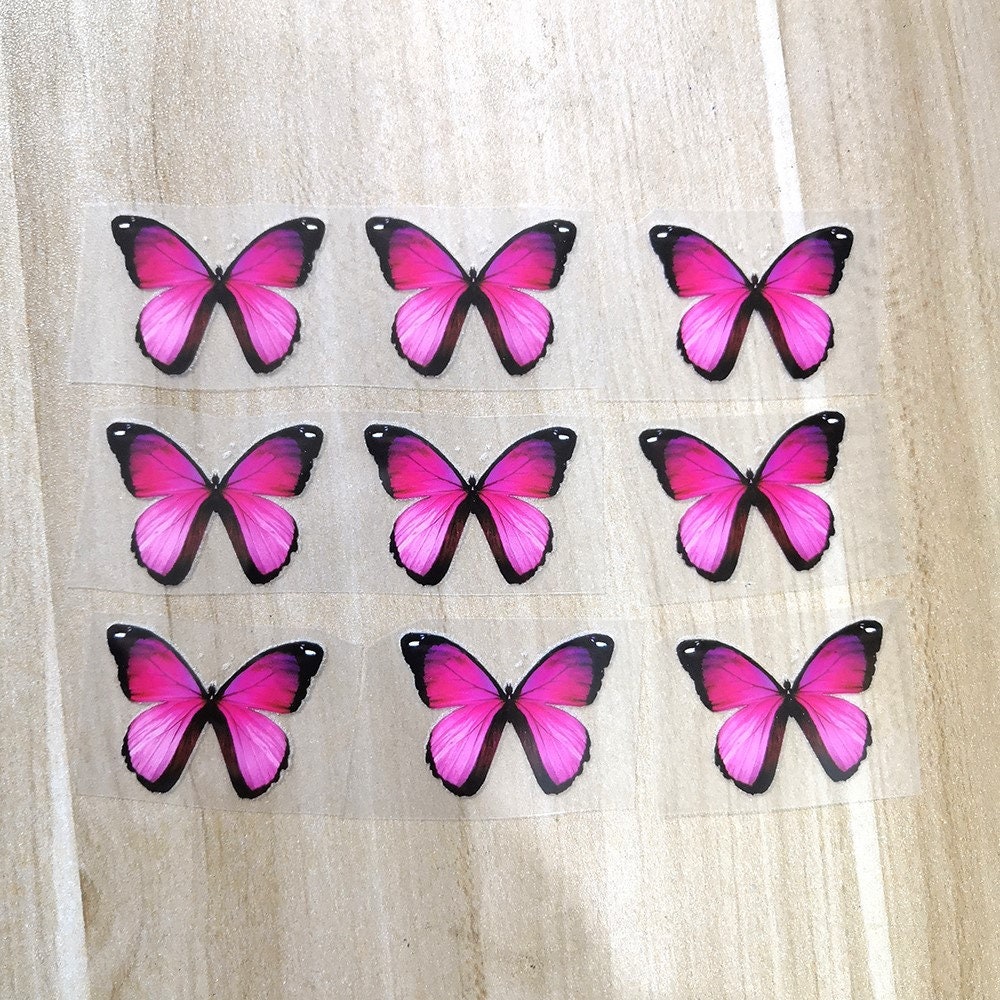  13PCS Love Lip Butterfly Small Size Iron On Decals