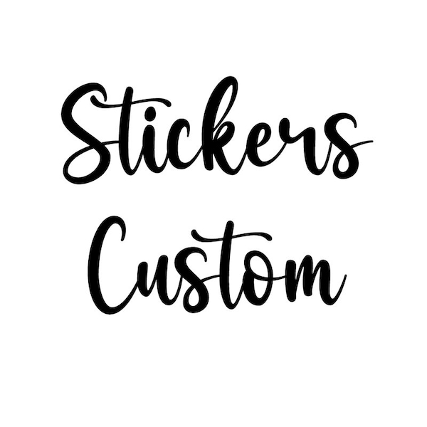 Stickers thermocollants personnalisés, commande minimum de 200 pièces (lot de 100), livraison gratuite.