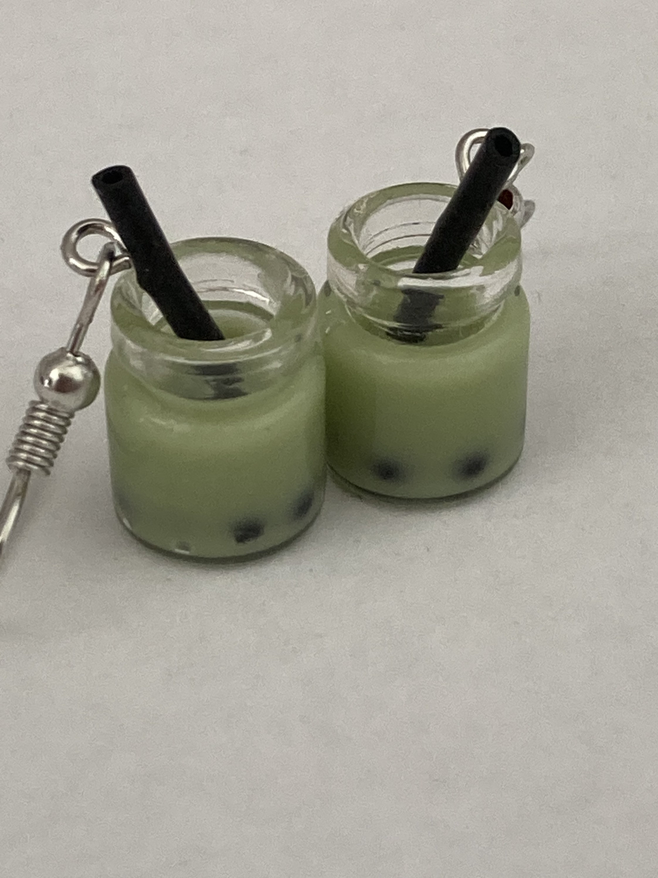 Bubble Tea Earrings Hanging Earrings Milk Tea/ Boba Tea Etsy New Zealand