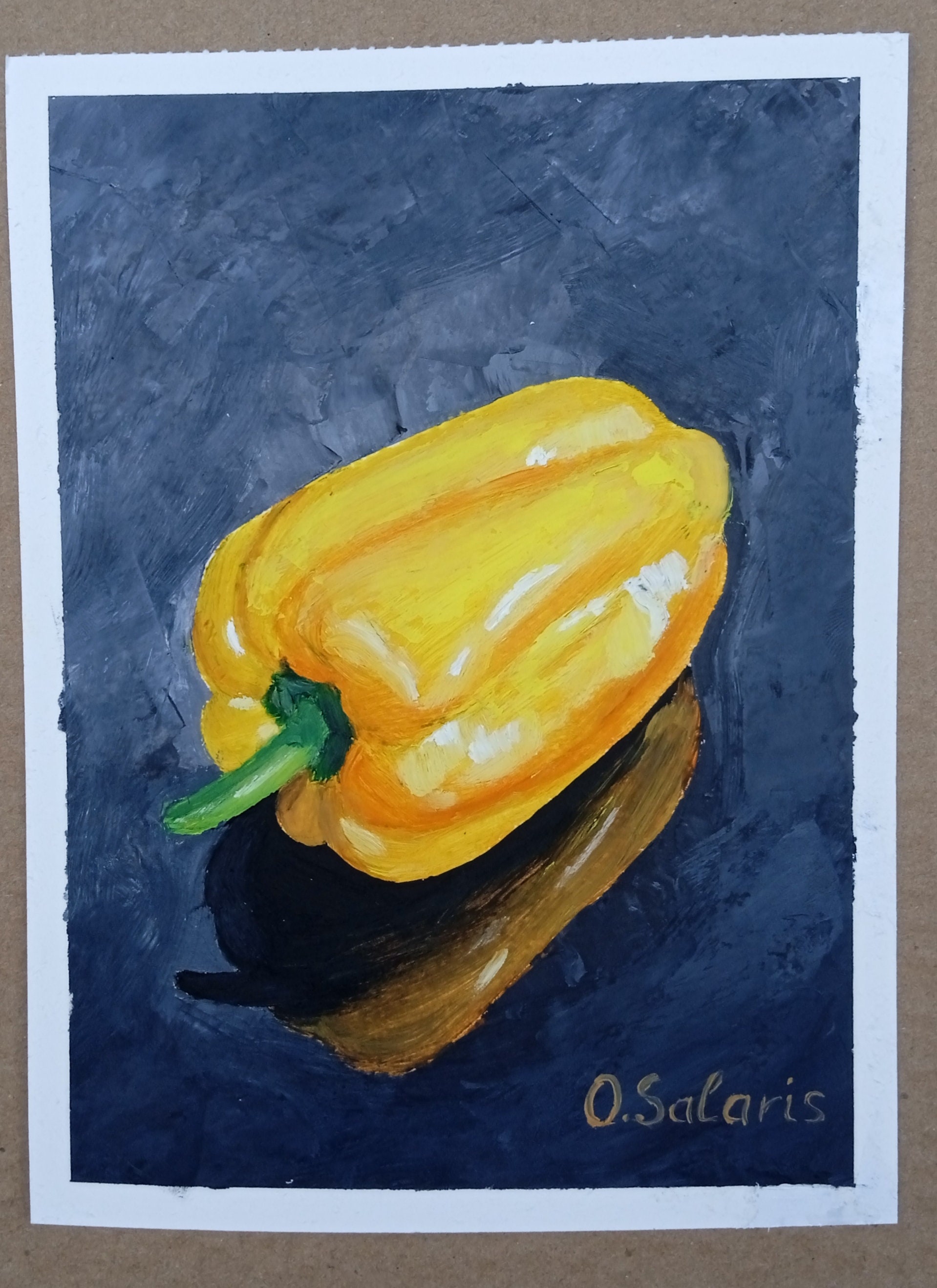 Bell Pepper Painting Print From Original Watercolor Painting, bell