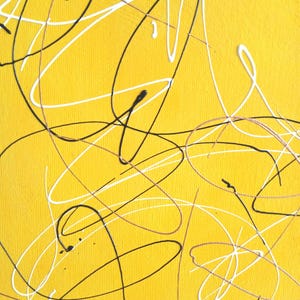 Close-up highlighting expressive textured brushstrokes