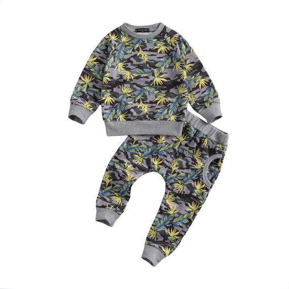 totslc Tropical Camo Tracksuit Set