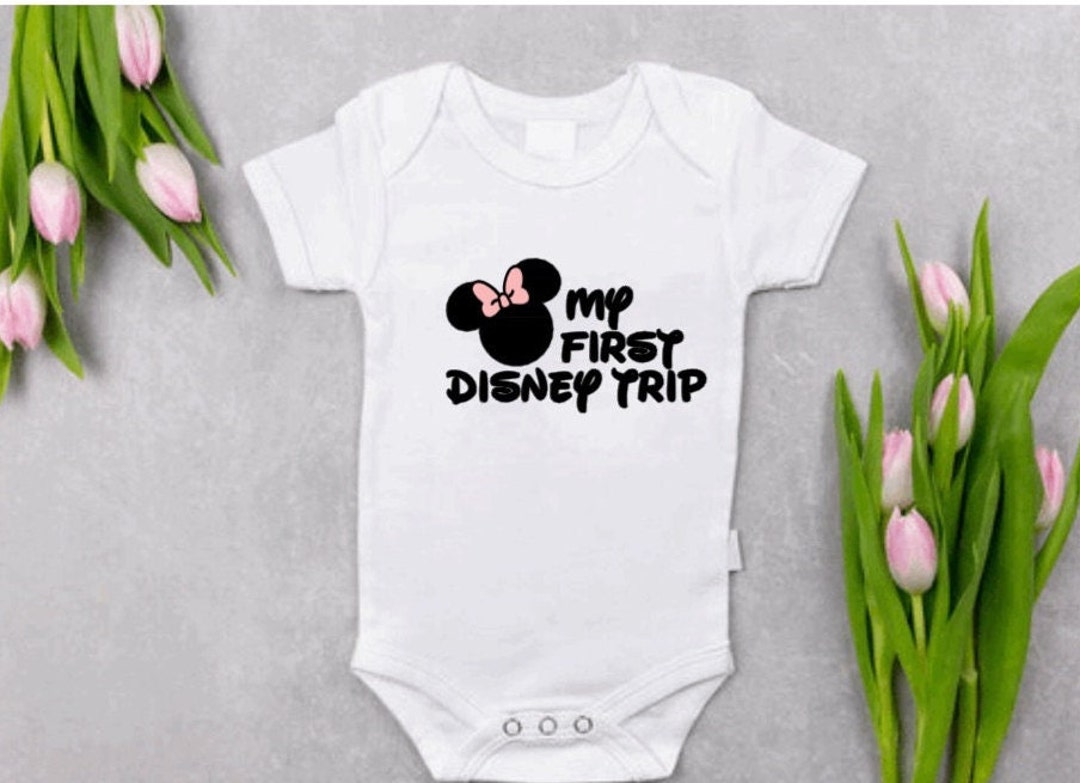 My First Disney Trip Onesie Disney Baby Onesie Disney Trip Etsy