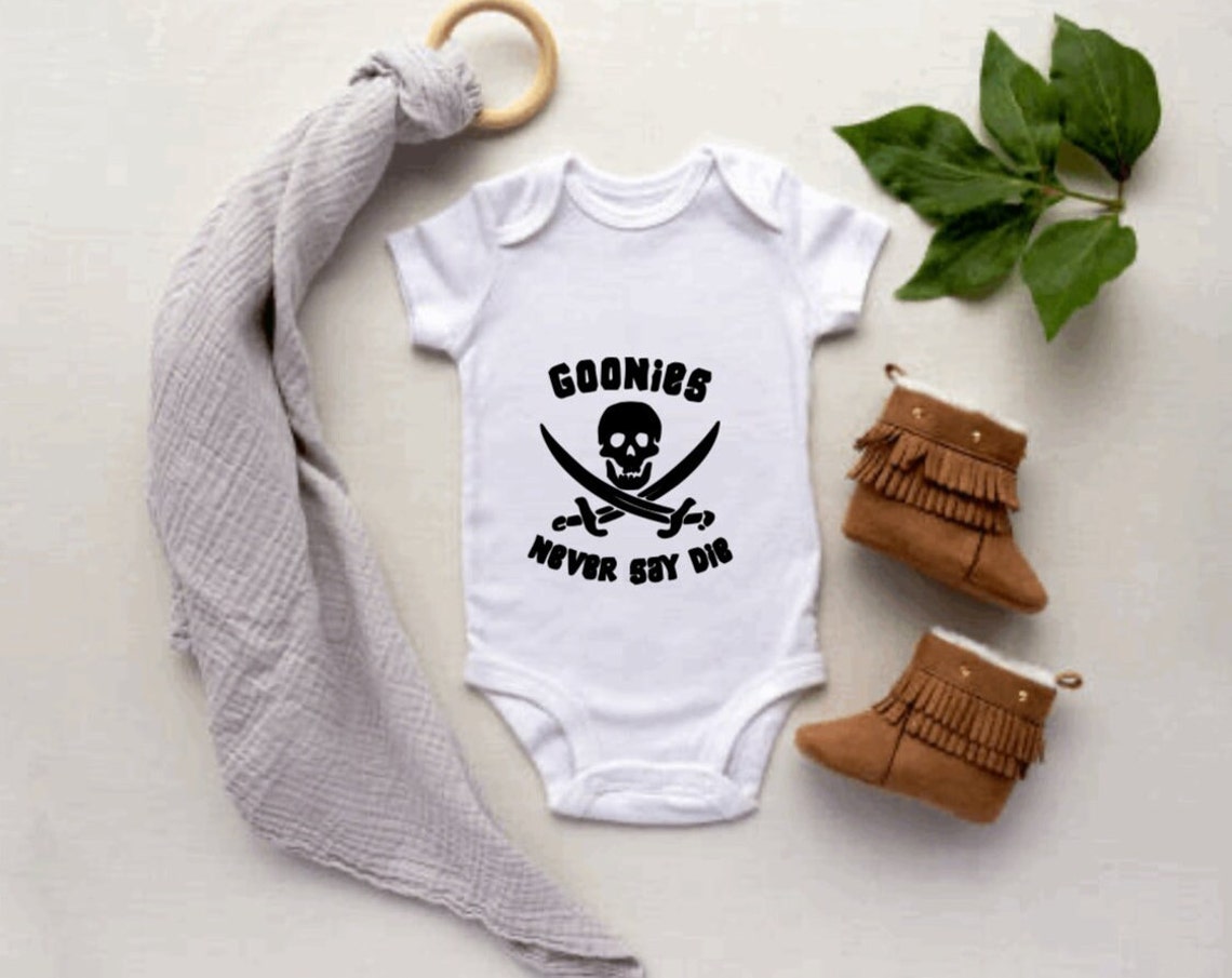 Goonies Baby Onesie 80s Movie Onesie Baby Onesie Unisex Etsy