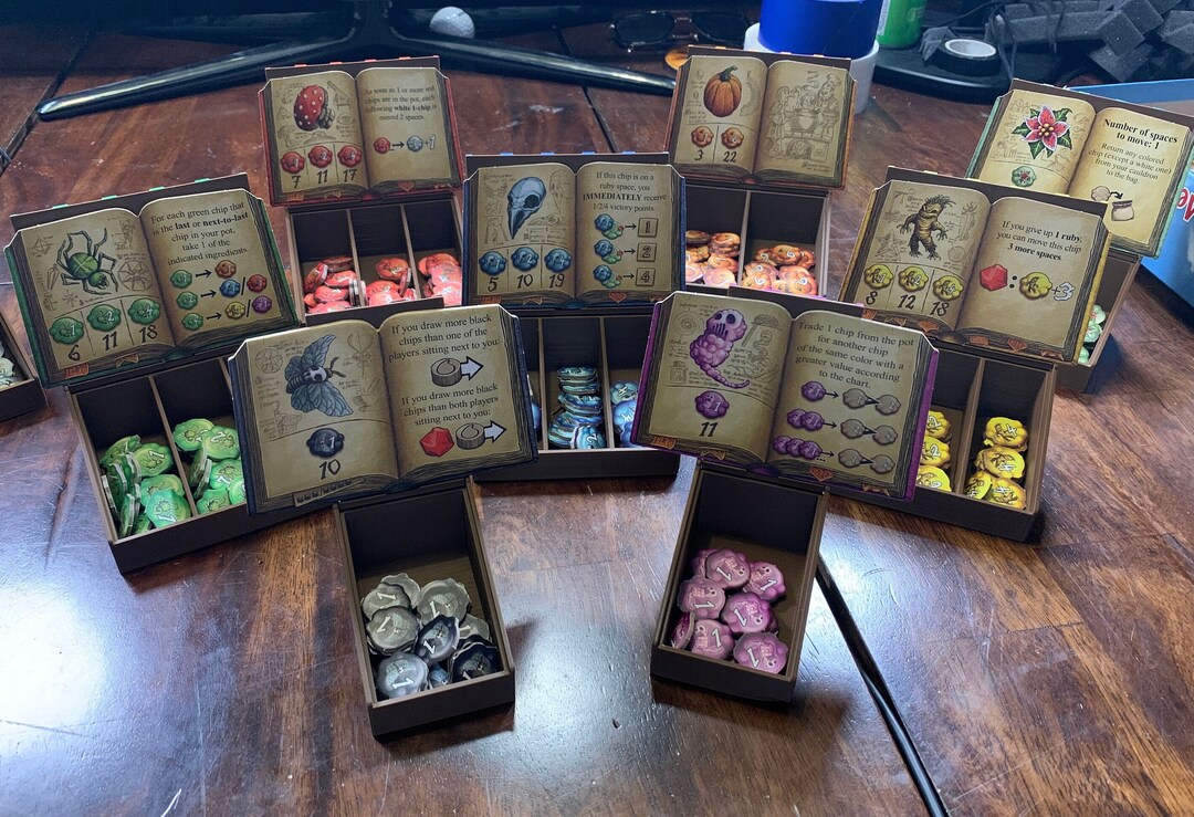 MEGA BOX Organizer the Quacks of Quedlinburg Complete Organizer PLA 3D Printed Etsy