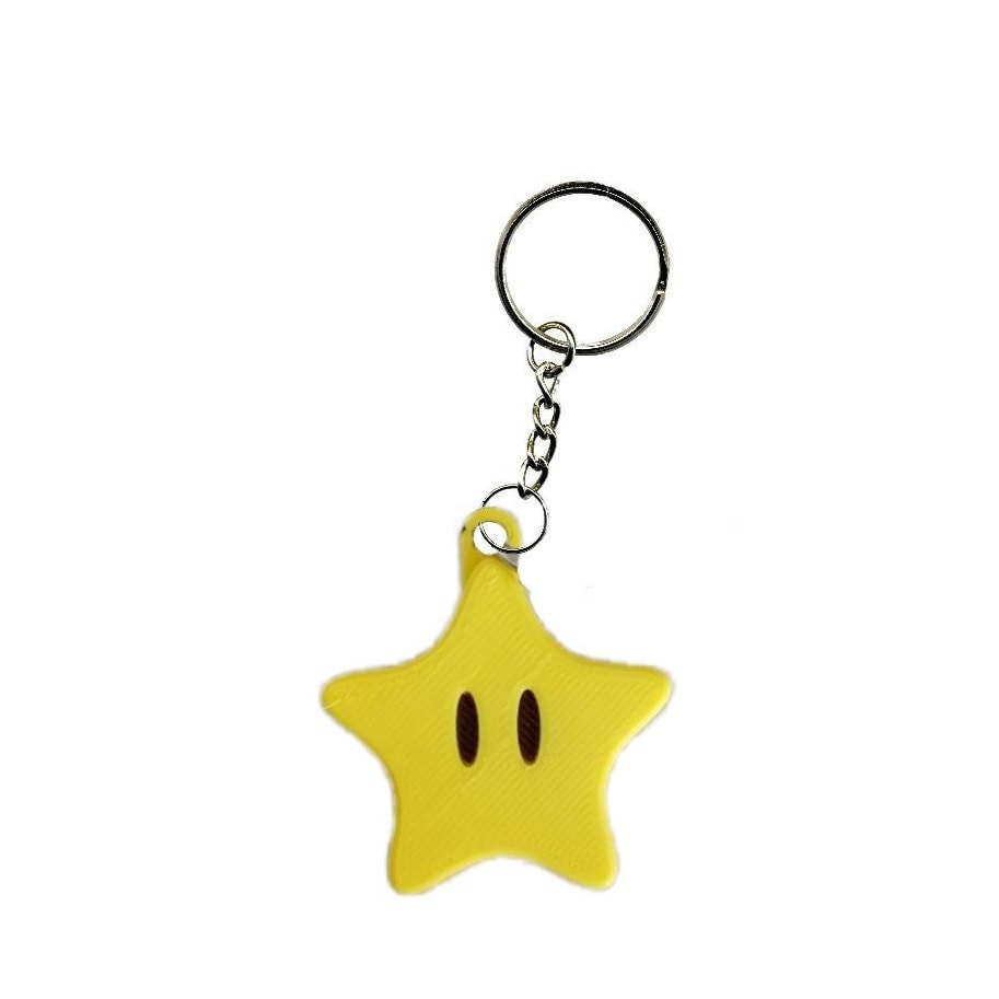 Star | Keychain | PLA | 3D Printed - Etsy