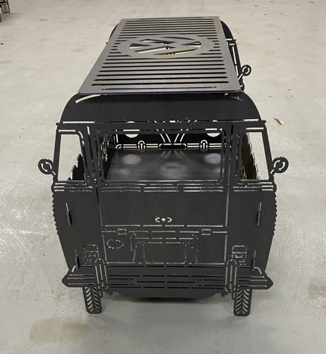 VW Bus Collapsible Fire Pit Etsy
