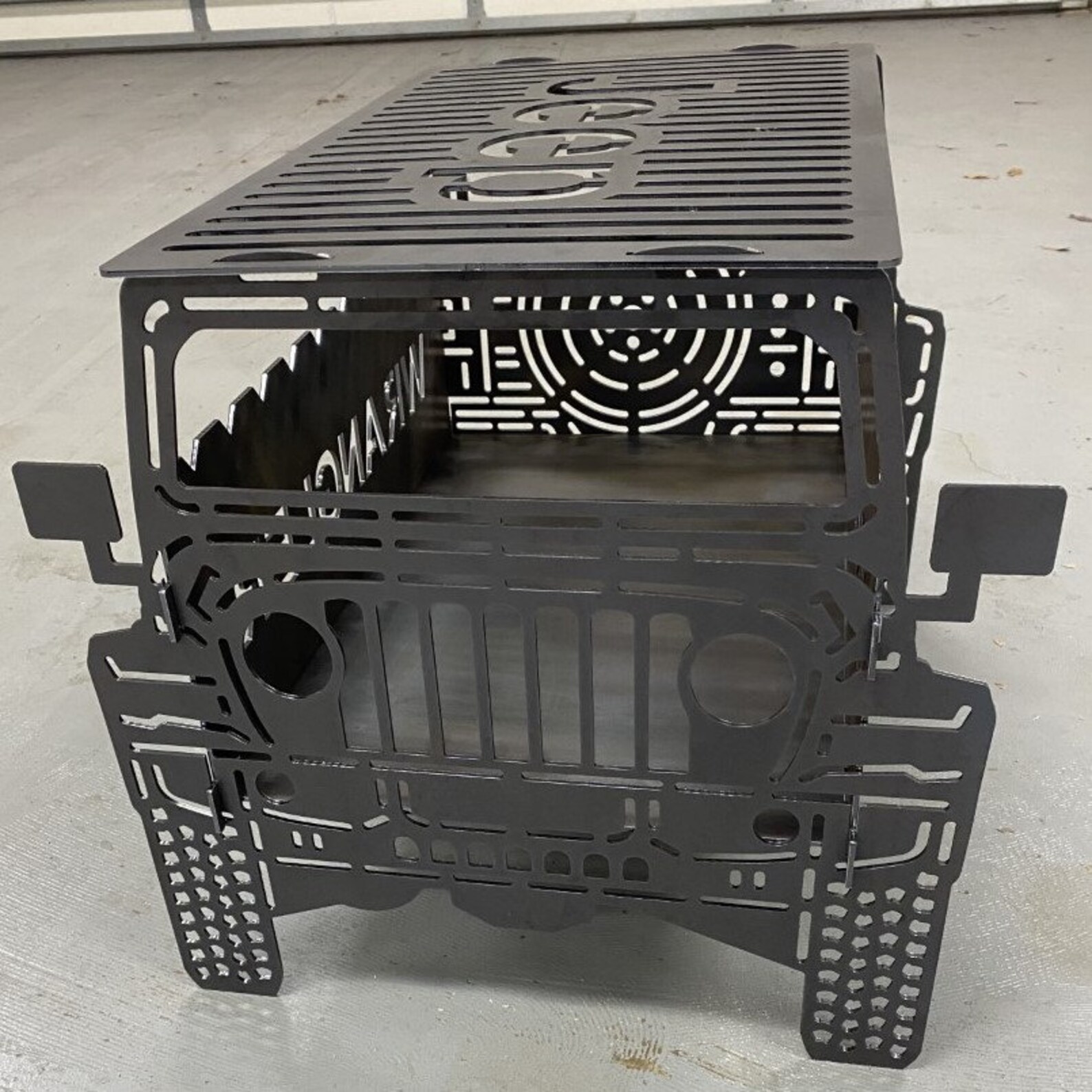 Jeep Wrangler collapsible fire pit Etsy