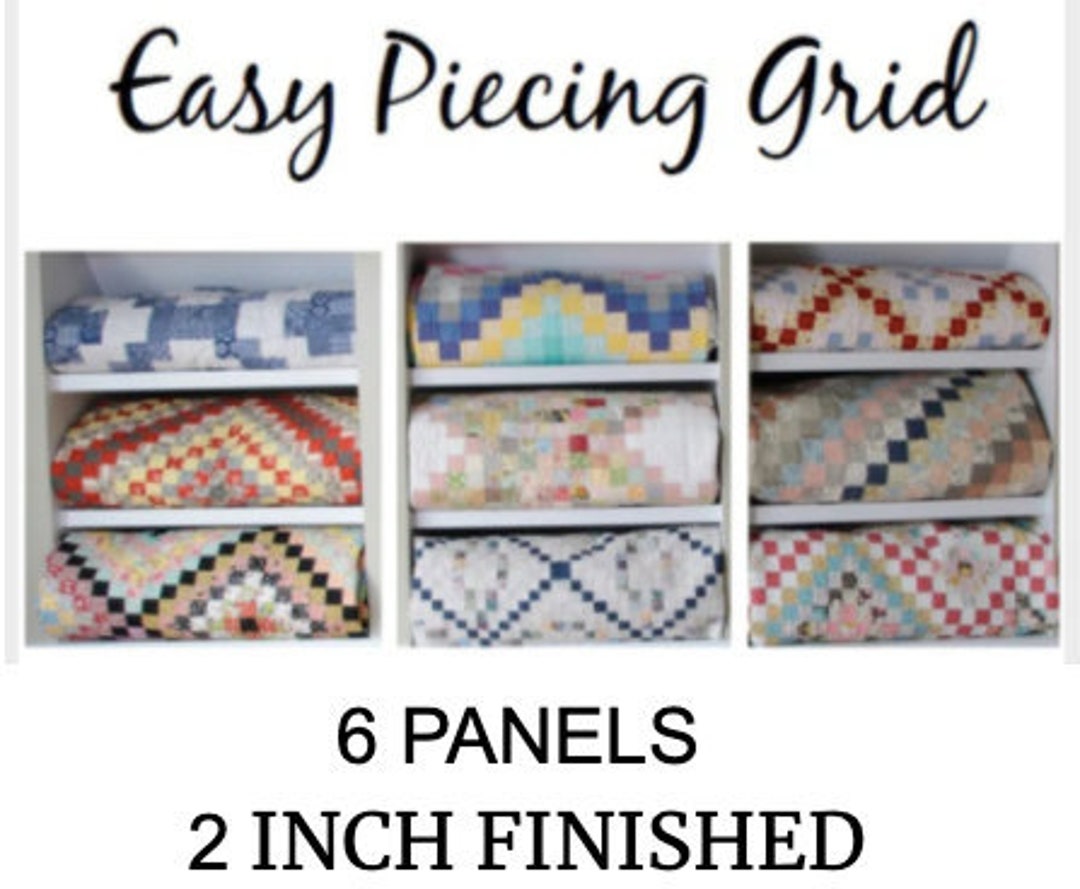 2 Inch FINISHED Easypiecing Grid by Tensisters Handicraft - Etsy