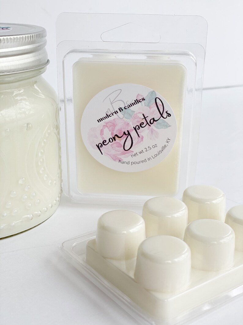 Peony Petalspeony candlefloral candlesoy candlemothers day giftsoy candle
