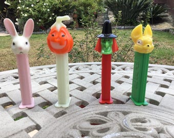 Vintage Pez Dispensers, Lot of 4