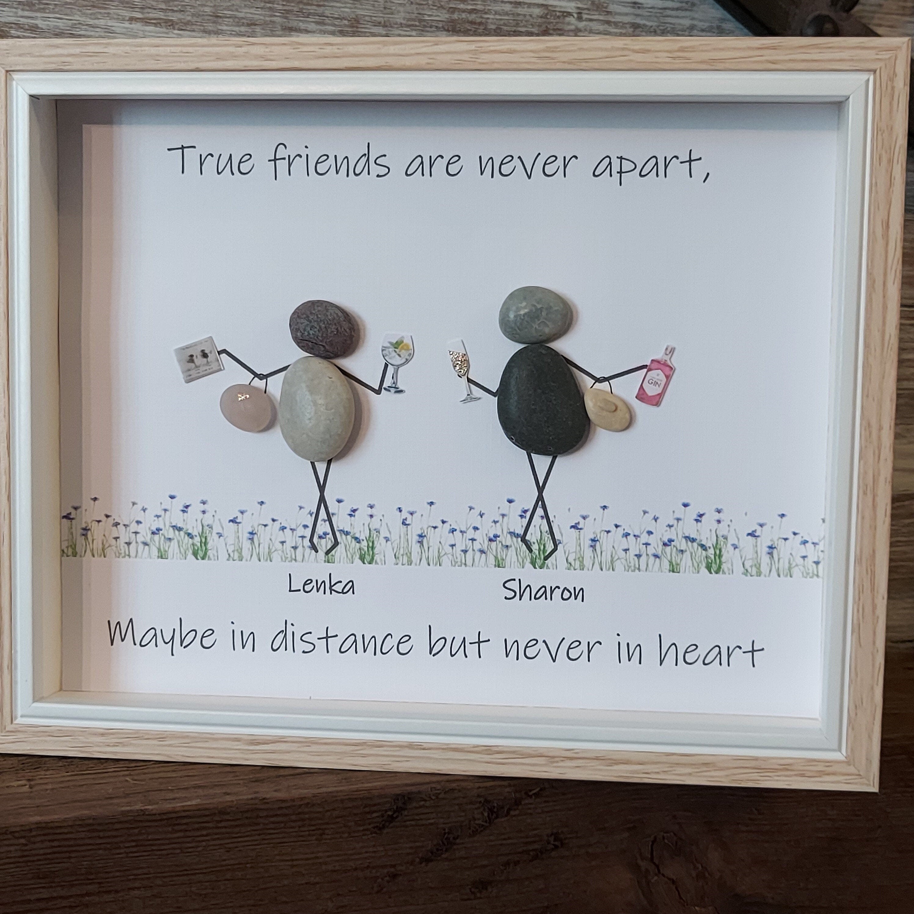 Best Friends Pebble Art Besties Forever Friend Gift BFFs Etsy