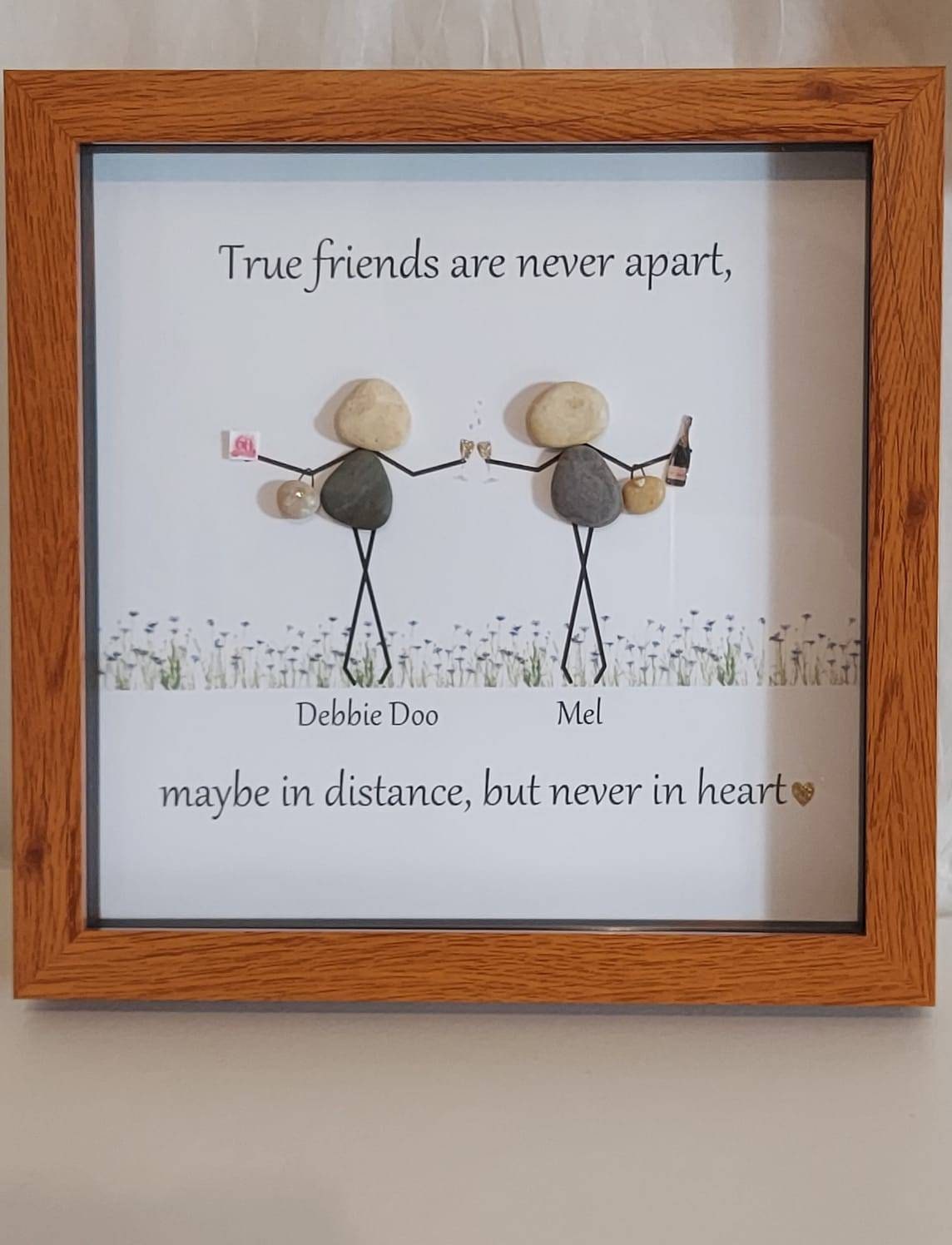 Buy Best Friends Pebble Art Besties Forever Friend Gift Bffs ...