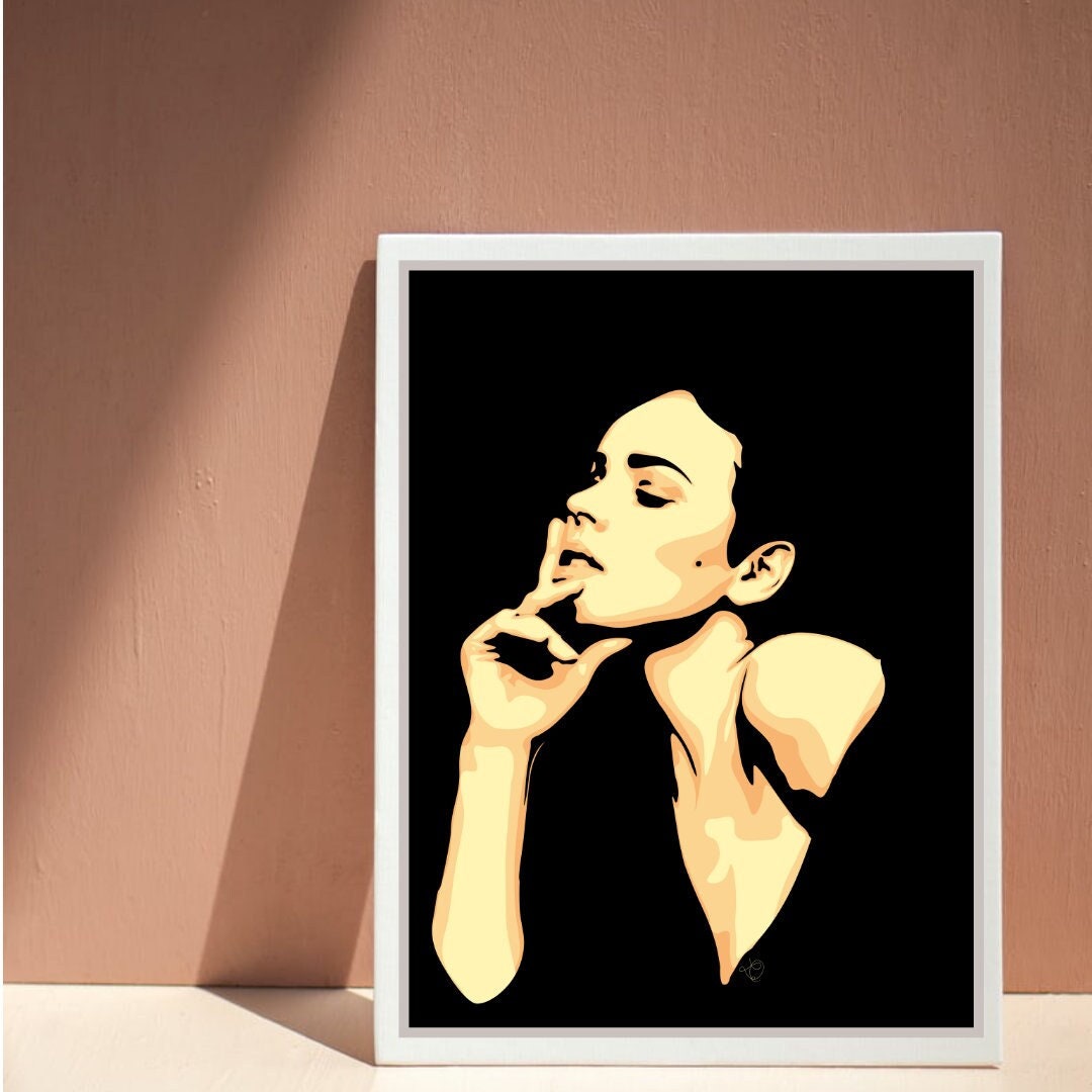 Toile Noire Pour Décoration Intérieure