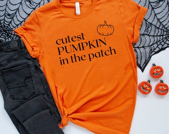 Cutest Pumpkin in the Patch svg, Pumpkin svg, Halloween SVG, Funny Halloween, png instant download, Cricut, T-shirt svg, Boo svg