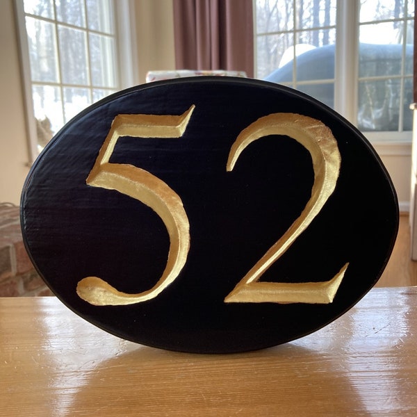 House Number Sign Etsy